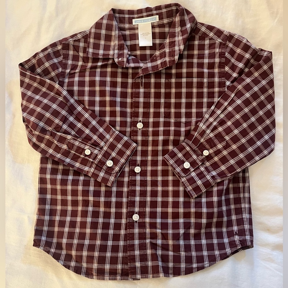 Janie and Jack Boys 3T Button Down Shirt